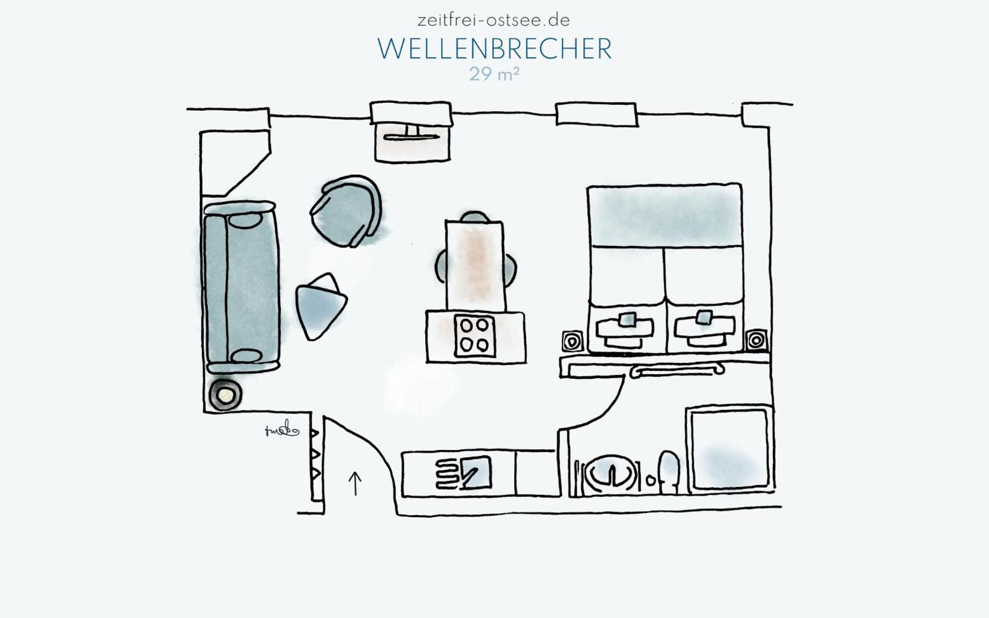 ZEITFREI Urlaubsappartememts Steffenshagen Zimmer foto